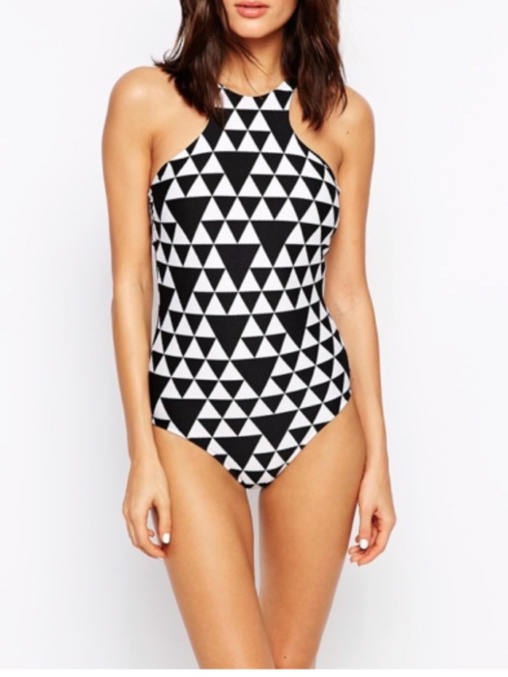 NWT Seafolly Mod Club High Neck Maillot Cost Maya High Neck  Size 10